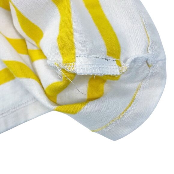 Disney Mickey & Co. Pluto Dog Yellow & White Striped Crewneck T-Shirt XS - Picture 7 of 10